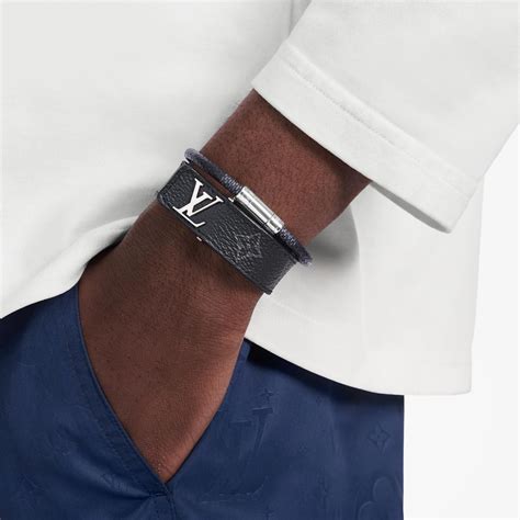 mens lv bracelet|louis vuitton slim bracelet men.